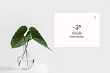 Flutter minimalist state management: Weather app