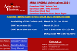 CMAT ADMIT CARD 2021 DOWNLOAD | MOCK TEST | PREVIOUS PAPERS