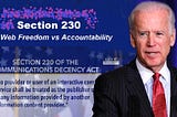 Should President Biden ask Congress to revoke Section 230?