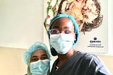 I observed my first delivery and Cesarean section, today.