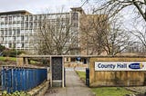 The crumbling red wall of County Durham