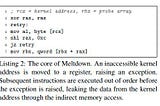 [Semi Thesis Review for me] Meltdown: reading Kernel Memory from User Space -(3)
