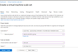 Virtual Machine Scale Sets : Azure