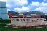 Oak Ridge National Labs Entrance