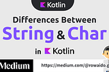 Differences Between ‘String’ and ‘Char’