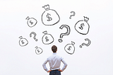 A person figuring out how to raise funds