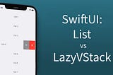 SwiftUI: List или LazyVStack? 🤔SwipeActions для любых view?