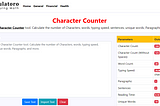 Character Counter