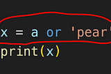 What This Weird Line in Python Means