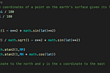 Transformation between Latitute- Longitude to X-Y in meters.