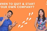 Are you ready to quit? Entrepreneurship is a lifestyle. You want to save up for 3 years.