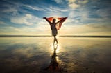 Woman at beach