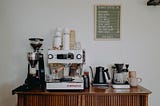 During Covid, I turned my bedroom into a coffee shop.