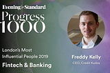 Credit Kudos Cofounder Named in London’s Most Influential People 2019: Fintech and Banking
