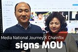 Strategic Alliance between Chainflix and Media National Journey.