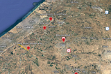 Geolocated Analysis of the ISRAEL — HAMAS Conflict :-