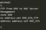 Parsing firewall policies using Python