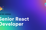 We’re hiring a React developer for our mental health startup! (web or native)