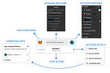 On MetaMask Main Navigation