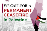 Image of LTA Board of Directors’ call for a Permanent CeaseFire in Palestine