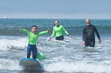 Kids With Special Challenges Have a Super Surfing Day At Half Moon Bay