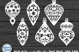 CHRISTMAS BALLS SVG, Christmas ornaments svg bundle, Christmas ornamet svg files, Christmas decorations, Svg files for Cricut and Silhouette