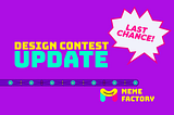 Final Design Contest Update