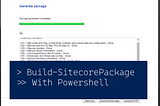 Sitecore Docker Tools — Building support package through Powershell