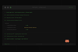 A dark terminal window showing a Claude agent session running at 02:47 AM, scanning contract files, flagging a clause mismatch, and posting a report to Slack — no human present.