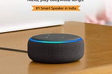 Echo Dot (3rd Gen) — Smart speaker with Alexa (Black)
