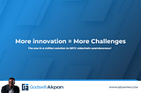 Over the years, I’ve realized and agree that Blockchain innovation sparks a chain reaction of new…