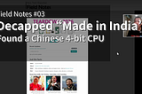 From a $1 Made-in-India Calculator to a Chinese 4-bit CPU