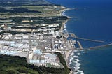 Treated water is stored in blue tanks on the ground of Fukushima №1 nuclear power plant. Japan began releasing the water into the sea on Aug. 24, 2023. Photo by KYODO.