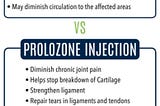 Prolozone vs Cortisone