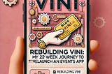 Rebuilding Vini: My Journey to Relaunch an Events App in 22 Weeks