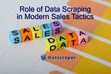 Data scraping in sales