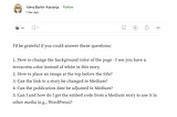 Answering One of My Readers Medium FAQs