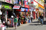 Marketplace in Mussoorie