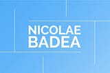 Advisor Announcement – Nicolae Badea
