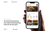 Scout: An app that for Directory of Restaurants & Cuisines
