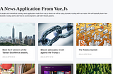 Building A News Application With Dynamic Routing on Vue.js