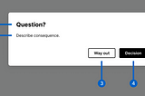 UX writing: an effective ‘Cancel’ dialog confirmation on Web