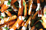Carrot and parsnip fries