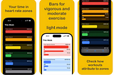 Built an iOS app about time in heart rate zones.