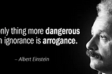 The Price of Arrogance