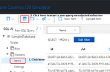 CosmosDB SQL API basic query examples