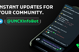 Inform Your Community With The The UNCX Info Bot