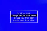 BIOS — Secure Boot Setup on Dual / Single Boot machines