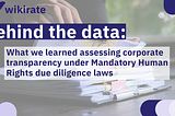 Behind the data: What we learned assessing corporate transparency under Mandatory Human Rights due…