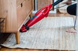 Persian rug cleaning with a vaccuum